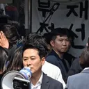 핸드볼경기장 진입 실패한..대한체육회장