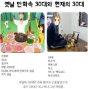옛날 만화속 30대와 현재의 30대