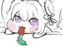 당근 먹는 도로롱 낙서