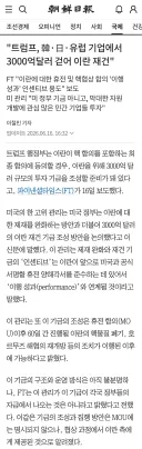 트럼프 : 한국, 일본, 유럽 기업에서 돈 걷어서 이란 재건.gisa