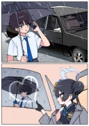 블루아카) 비오는날 키사키
