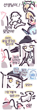 블루아카)삐삐쀼쀼 작가의 센세 치명상 입는 만화.jpg