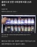 흡연으로 인한 사회적 비용 15조