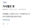 요즘 들어서 의미가 너무 크게 변해버린 단어