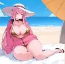 버튜버) 거대한 황금 비키니 칼리