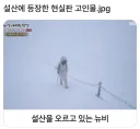 설산에서 만난 고인물