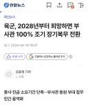 육군, 2028년부터 희망하면 부사관 100% 조기 장기복무 전환