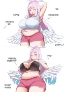 블루아카) 살좀 빼라 하스미 돼지년아