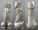 18세기 중국산 은 조각상