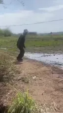 뱀 그까이꺼...난 손을 안써!
