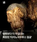 (사진놀람주의) 복원 사진으로 외모 악플 개끼는 티라노사우르스