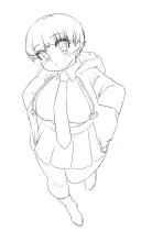 그냥 평범한 소녀 낙서 그림