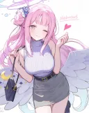 블루아카) 민소매 데이트룩 미카공주님