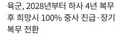 육군 2028년 부사관 장기복무 100프로 계획중