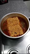 5젓가락 라면 2개