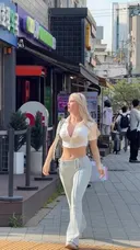 성수동 금발녀