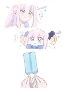블루아카) 쌍쌍바 나눠 먹는 미카
