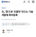 北, '콩'으로 '초콜릿' 만드는 기술 개발해 특허등록