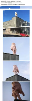 흔한 뉴질랜드의 조형물