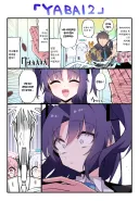 블루아카)유우카 뺨 때리는 manhwa
