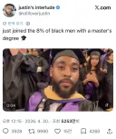 이제 난 석사 학위 가진 8프로의 흑인이 됐다