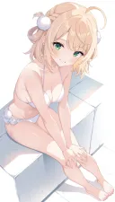 버튜버) 하얀 비키니 시구레 우이