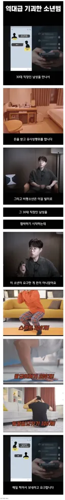 원조교제후 협박한 10대 청소년