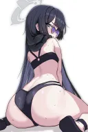 블루아카) 수영복 키사키 엉덩이 그렸어요