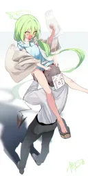 블루아카) 노조미 목마 태워주는 센세