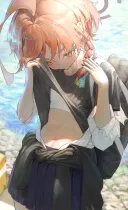 블루아카) 땀 닦는 네루