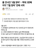 현재 한국 여름 날씨가 선선한 이유