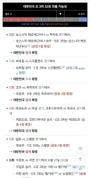 32강 경우의 수 정리 근황ㅋㅋ