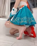 맨발👣만 보이는 붕스 운리 코스프레