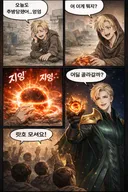 치유들의 호법 머리끄댕이 잡는 기술..