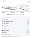 국내 etf들 레버리지 출시 이후 한달간 수익률 대참사