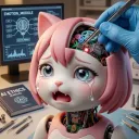 AI) 감정모듈 칩을 박아넣자마자 눈물 흘리는 로봇
