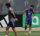 오늘 아침 대한민국 훈련장 현지 분위기