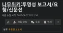 본인 나무위키 문서 대폭 칼질한 축구인