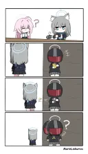 블루아카) 소매치기근 단련하는 시로코