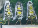 배재고 근조화환 3개로 늘어