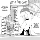 블루아카) 말쿠트와 뜻밖의 재회를 한 선생님.manhwa