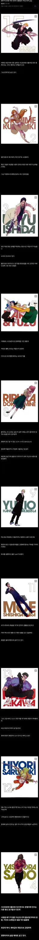 블리치 완결 후 현세 인물들의 직업 정리.JPG