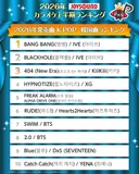 2026년 상반기 일본 노래방 케이팝 1~10위 순위.jpg