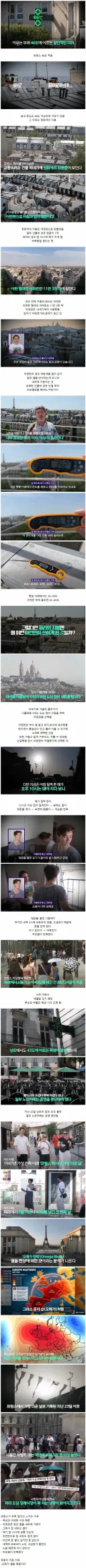 폭염 사망자로 장례식장이 꽉 찼다는 프랑스 근황