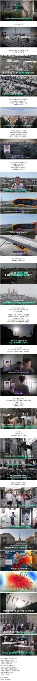 폭염 사망자로 장례식장이 꽉 찼다는 프랑스 근황