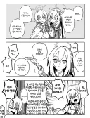 블루아카) 히후미에게 깃털주는 아즈사보고 나타난 나기사.manhwa
