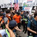 .잠실 개표소 '혼란'…몸싸움에 119 출동