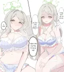 블루아카)미요가 다른 학생에 비해 뽀송함도 2배...