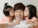 아빠 뽀뽀♡♡