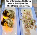 외국인 놀란 테이블 올라온 한국 해물 요리 (펌)